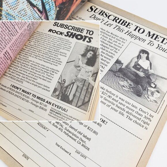 Creem Rock Shots Magazine New Kids on Block NKOTB Skid Row Bon Jovi July 1990 - Picture 9 of 12